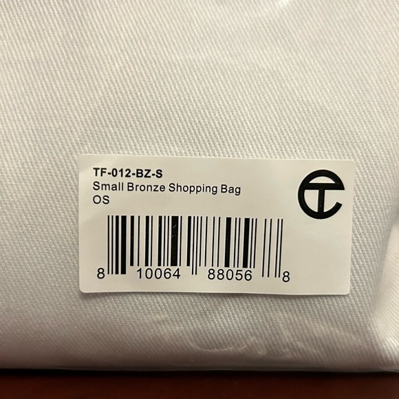 BNWT TELFAR Small Bronze Shopping Bag - Picture 5 of 5